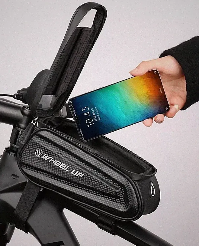 Bicycle Bag Front Frame Bag Waterproof bike phone mount