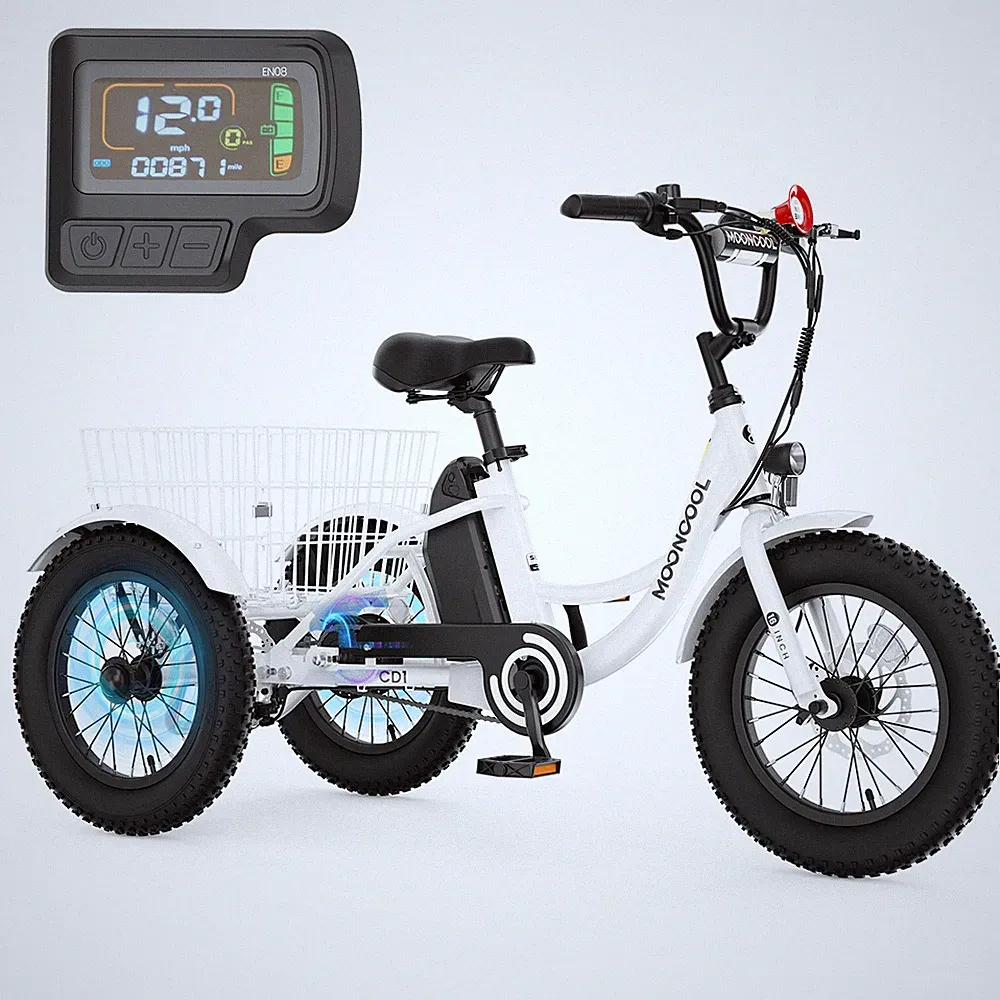 qlife tricycle 3 wheels electric bicycle